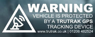 TruTrak GPS Tracker Security Window Stickers (Pack of 3)