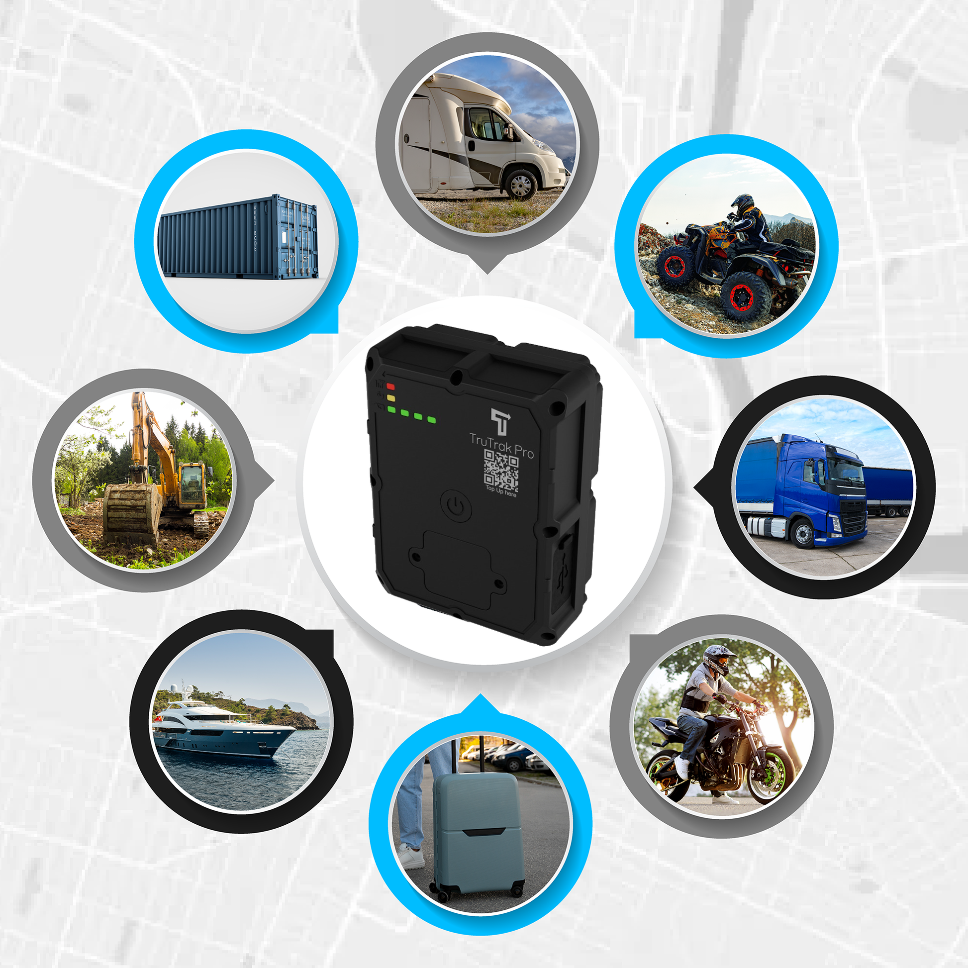TruTrak Pro GAT24 4G Magnetischer GPS-Tracker